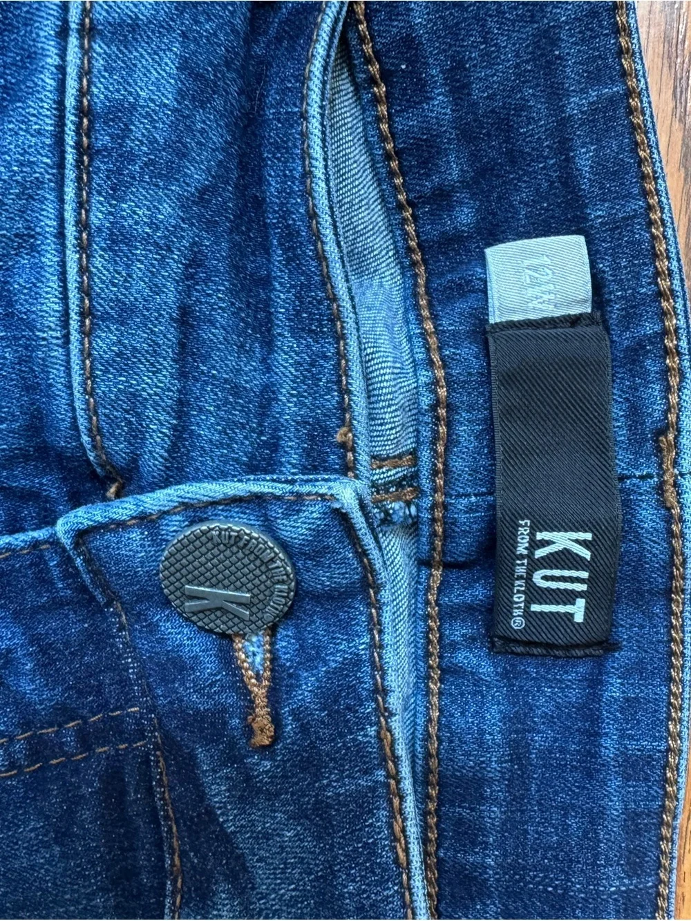Kut from the Kloth Dark Blue Denim Jeans